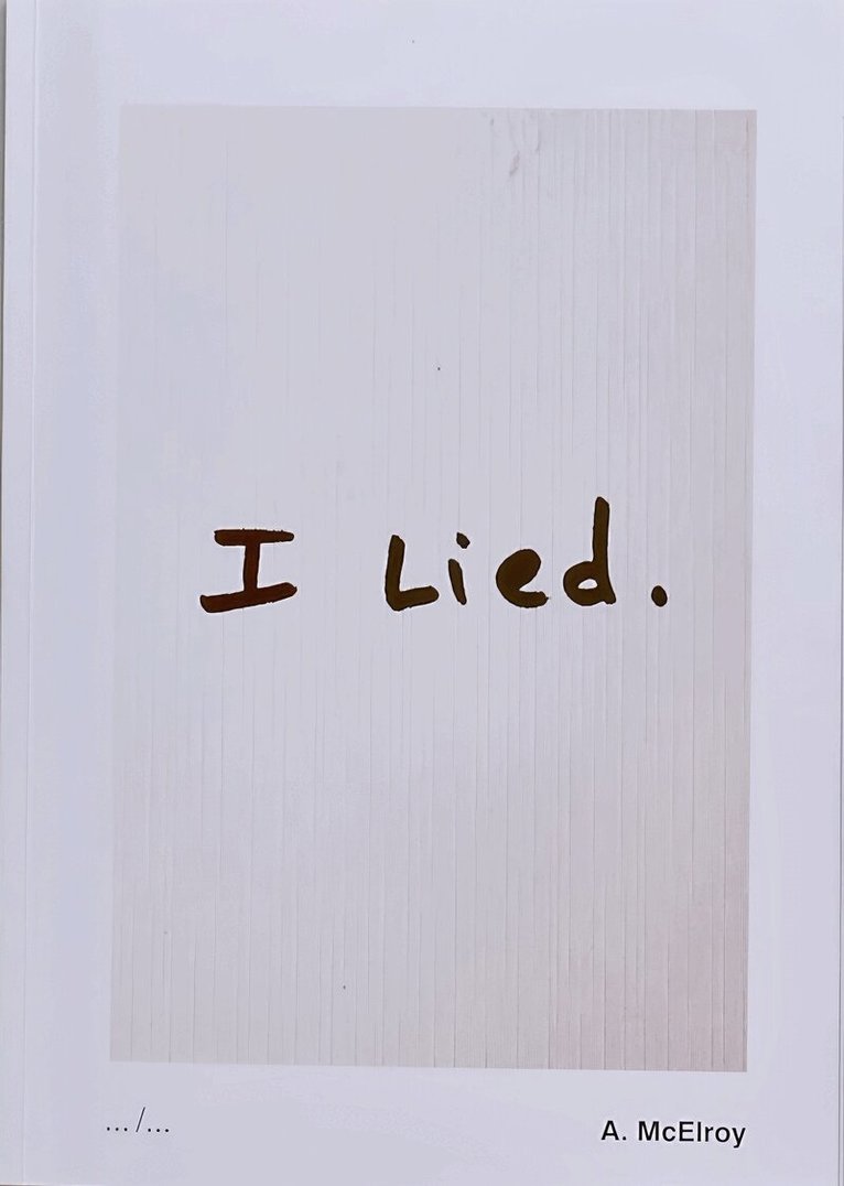 Aaron McElroy - I lied, Häftad