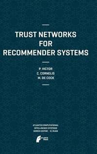 bokomslag Trust Networks for Recommender Systems
