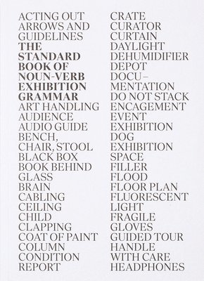bokomslag Standard Book of Noun-Verb Exhibition