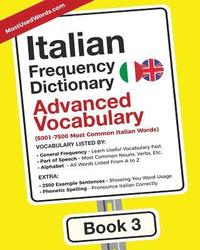 bokomslag Italian Frequency Dictionary - Advanced Vocabulary