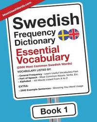 bokomslag Swedish Frequency Dictionary - Essential Vocabulary