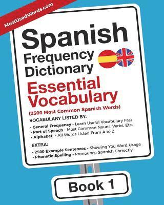 bokomslag Spanish Frequency Dictionary - Essential Vocabulary