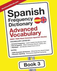 bokomslag Spanish Frequency Dictionary - Advanced Vocabulary
