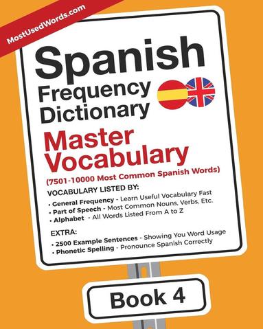 bokomslag Spanish Frequency Dictionary - Master Vocabulary