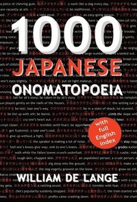 bokomslag 1000 Japanese Onomatopoeia