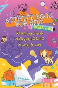 bokomslag Activity Book for Kids Ages 4-8