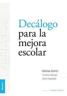 bokomslag Decálogo para la mejora escolar