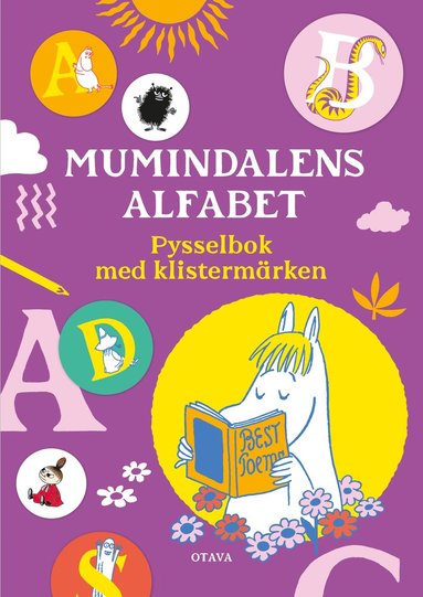 bokomslag Mumindalens alfabet : pysselbok med klistermärken