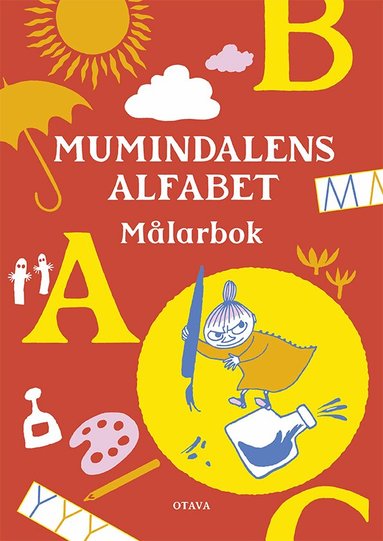 Paula Nivukoski - Mumindalens alfabet. Målarbok, Häftad
