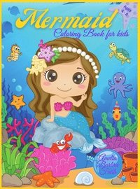 bokomslag Mermaid Coloring Book For Kids Ages 4-8