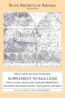 bokomslag Supplement to SAA IXXII