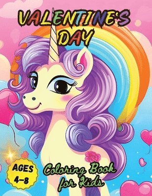 Valentine's Day Coloring Book for Kids Ages 4-8 1