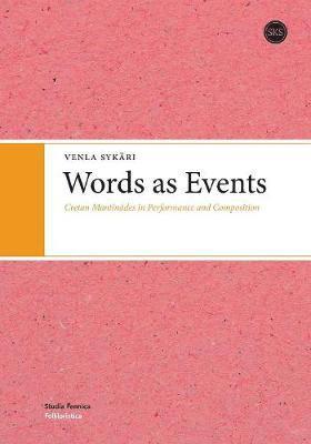 Venla Sykari - Words as Events, Häftad