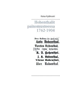 bokomslag Hohenthalit painomusteessa 1762-1904