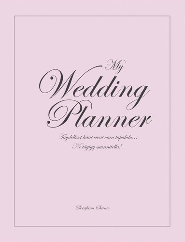 bokomslag My Wedding Planner