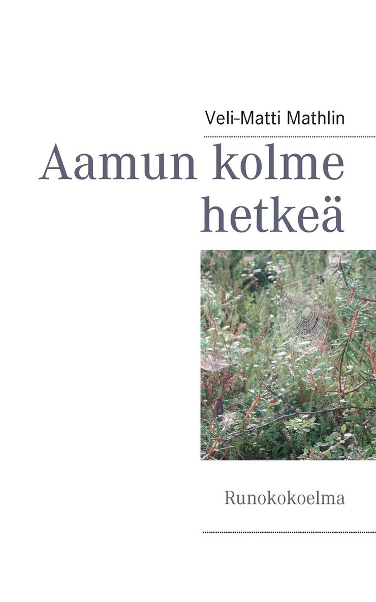 Veli-Matti Mathlin - Aamun kolme hetkeä, Häftad