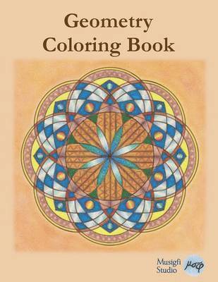 Geometry Coloring Book: Relaxing Coloring for Adults and Older Children with Colored Outlines and Appendix of Virtue Cards 1