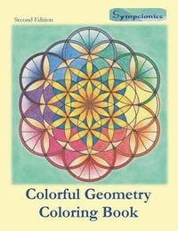 bokomslag Colorful Geometry Coloring Book: Relaxing Coloring with Colored Outlines