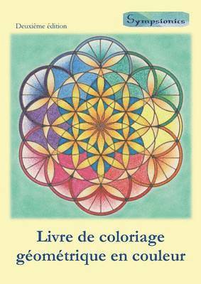 bokomslag Livre de coloriage gomtrique en couleur