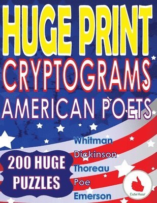 Huge Print Cryptograms - American Poets 1