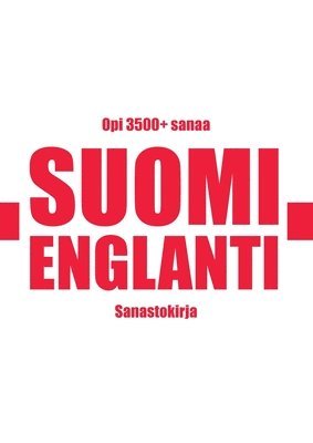 bokomslag Suomi-Englanti sanastokirja