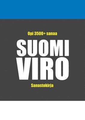 bokomslag Suomi-viro sanastokirja