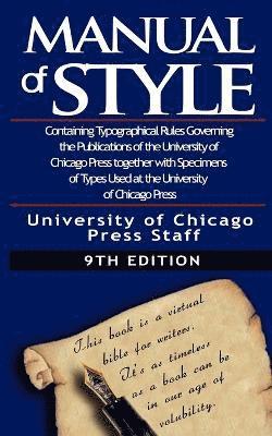 bokomslag The Chicago Manual of Style by University