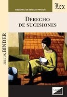 Julius Binder - Derecho de sucesiones, Häftad