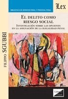 Filippo Sgubbi - delito como riesgo social, Häftad