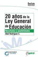 bokomslag 20 años de la Ley General de Educación