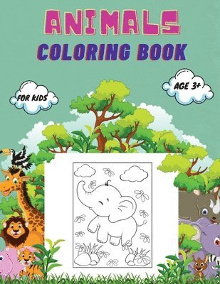 Mike Stewart - Animals Coloring Book For Kids age 3+, Häftad