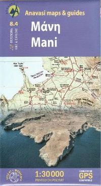bokomslag Topografische Bergwanderkarte 8.4. Mani  1 : 50 000