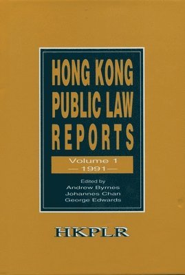 bokomslag Hong Kong Public Law Reports V 1
