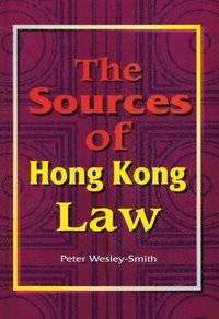 bokomslag The Sources of Hong Kong Law