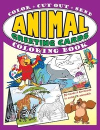 bokomslag Animal Greeting Cards Coloring Book