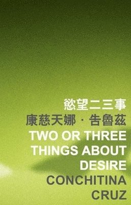 bokomslag Two or Three Things About Desire