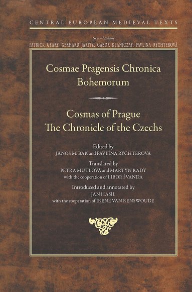 Janos M. Bak - Cosmas of Prague, Inbunden
