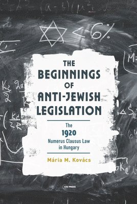 bokomslag The Beginnings of Anti-Jewish Legislation