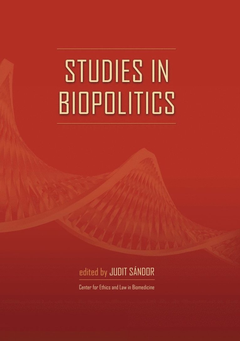 Judit Sandor - Studies in Biopolitics, Häftad