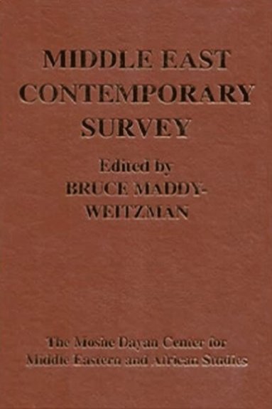 bokomslag Middle East Contemporary Survey v. 23; 1999