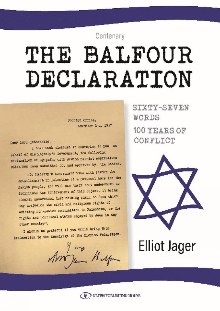Elliot Jager - Balfour Declaration, Häftad