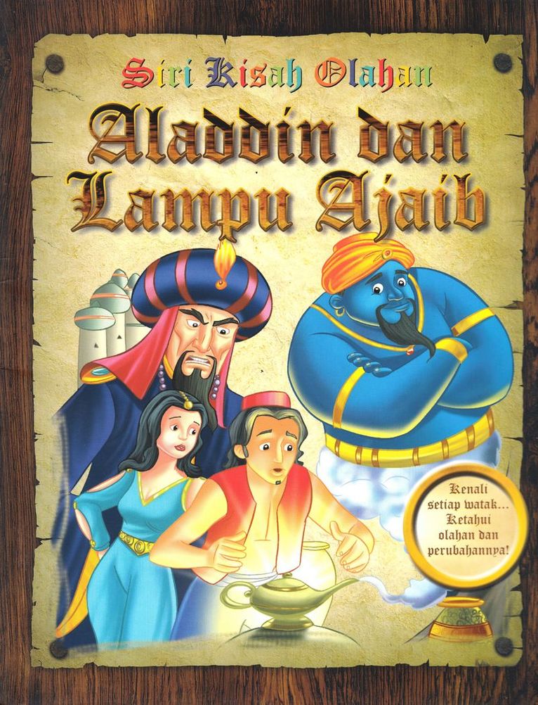 Aladdin och den Magiska Lampan (Malajiska), Häftad