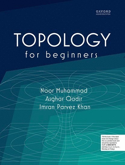 Noor Muhammad, Asghar Qadir, Imran Parvez Khan - Topology for Beginners, Häftad
