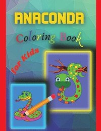 bokomslag Anaconda Coloring Book for Kids