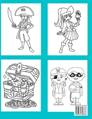 bokomslag Pirate Coloring Book For Kids