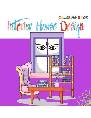 Interior House Design Coloring Book 1