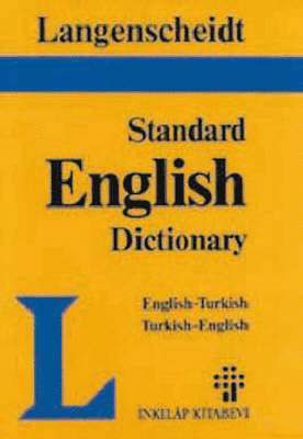 Langenscheid Standard English Dictionary English-Turkish Turkish-English Ciltli