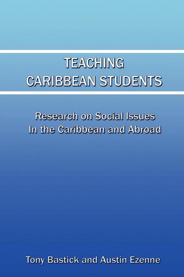 Tony Bastick, Austin Ezenne - Teaching Caribbean Students, Häftad