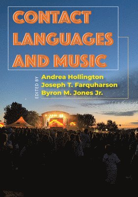 bokomslag Contact Languages and Music