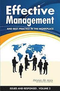 Effective Management and Best Practice in the Workplace